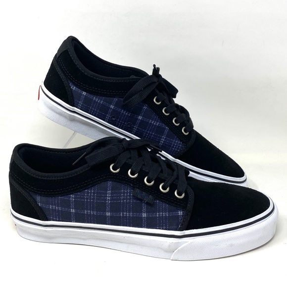 Vans Other - VANS Skate Chukka Plaid Black Men Low Top Canvas Sneakers Shoes Size VN0A4BX484C